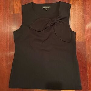 Banana Republic black bow blouse